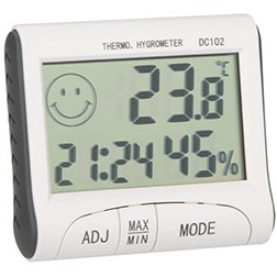 Цифровой термометр с гигрометром DC102